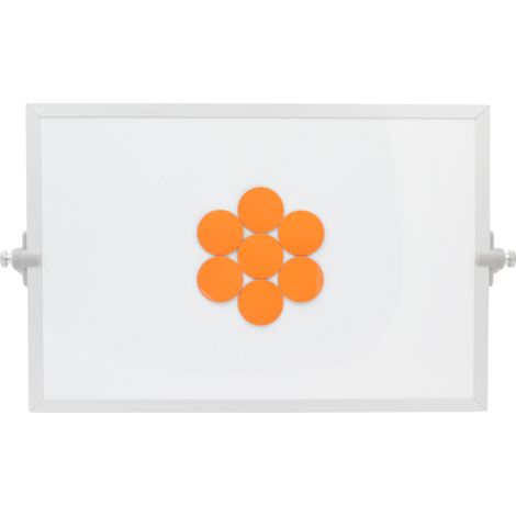 Symbole magnétique Cercle 3 cm orange
