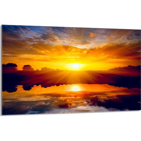 Glasschutzplatte für den Herd 80x52 Sun (1/5)
