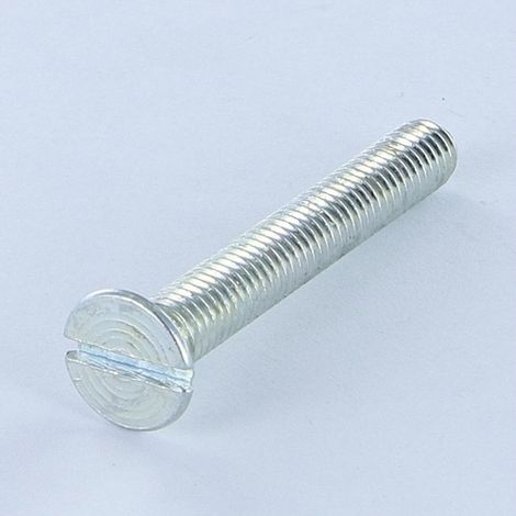 Vis métaux Tête fraisée TF Fendue M2.5X16 Acier brut-100 pièces (1/2)