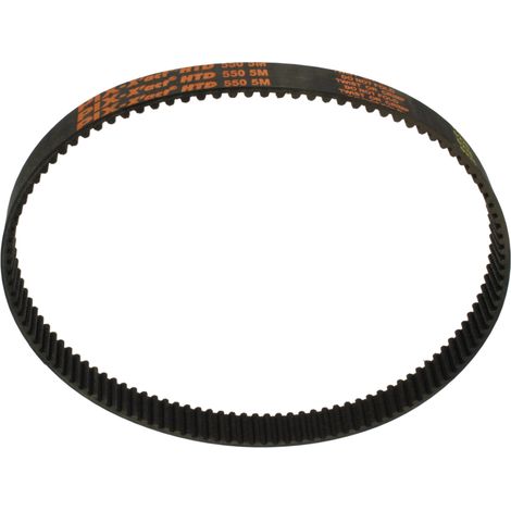 Courroie de transmission crantée pour tondeuse à gazon 550 x 15 mm, 57270098 (1/2)