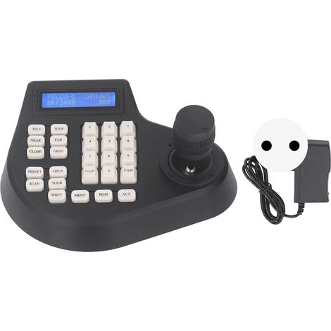 Caméra dôme coaxiale analogique, contrôleur de clavier inclinable PTZ, avec Joystick 2D, Bus RS485, prise ue 100-240V (1/5)