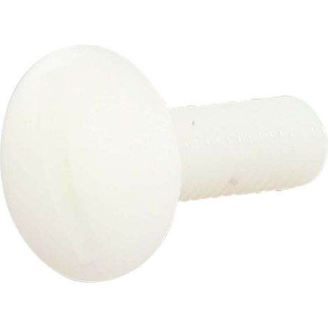 Vis métaux tête cylindrique bombée large Pozi N°3 M6X20 Acier zingué-30 pièces (1/5)