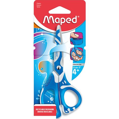 Forbici Zenoa Fit 13 cm blu mappate