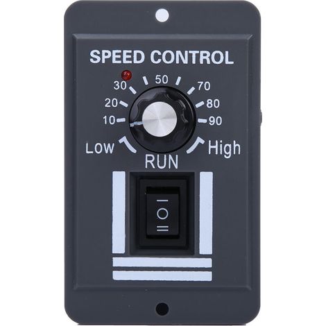 Régulateur de Vitesse PWM 12-60V 40A pour Moteur à Balais - Commutateur Réversible (1/5)