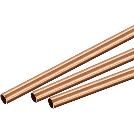 Copper Tubes, Diameter 6mm, Thickness 0.25mm, Length 300mm, For DIY (1/5)