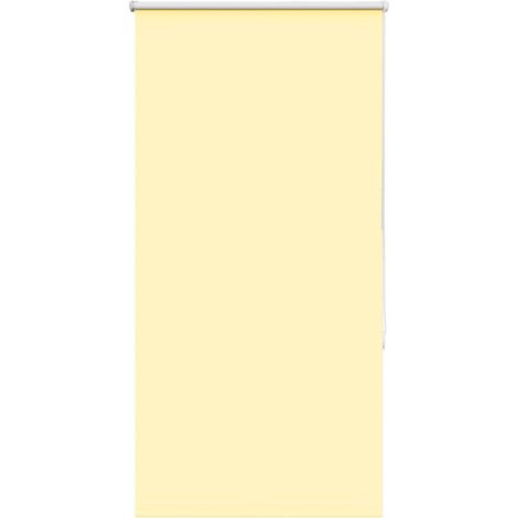Verdunkelungsrollo Gelb 65x150 cm Stoffbreite 60,7 cm Polyester