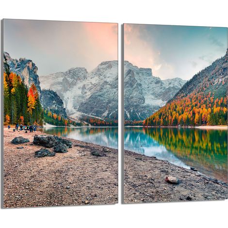 Glasschutzplatte für den Herd 2x30x52 Berge (1/5)