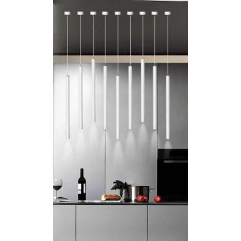 TrAdE Shop Traesio - Lampadario Da Soffitto Led 3 Watt Punto Luce Fredda Calda Naturale Bianco A11-b - -Bianco Freddo - (1/2)
