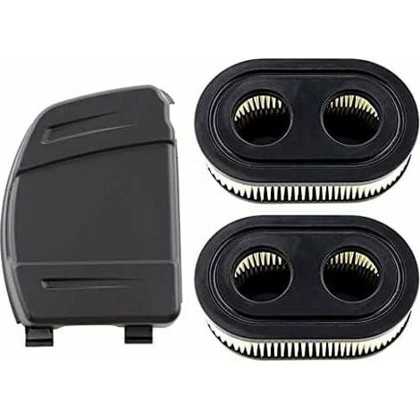 Lot de 2 Filtres à Air et Couvercle pour Moteurs Briggs & Stratton 550E, 575EX, 575IS, 625EXI, 650EXI, 675EXI, 675IS, Compatible Pièces 594106, 798339, 798452, 593260. (1/5)