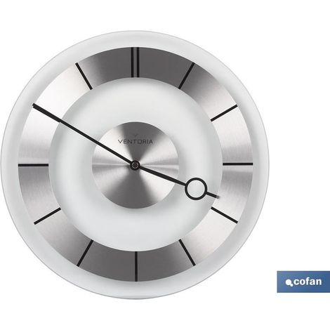 Reloj De Pared Ø31cm Cristal/Alum Modelo Lecco (1/2)