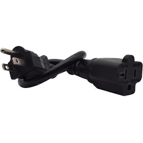 Câble convertisseur d'alimentation de 95,7 cm (3,14 pi) avec connecteurs mâles 5-15P vers femelles Nema 5-20R. (1/5)