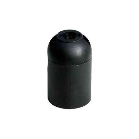 GSC 101530005 Glatte thermoplastische Lampenfassung E27 Schwarz