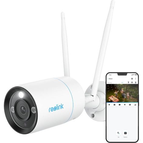 Reolink 4K 8MP WiFi 6 Überwachungskamera Aussen, 2,4/5GHz WLAN, Smart-Erkennung, Farbnachtsicht, IP67 Wasserfest, Zeitraffer (1/5)