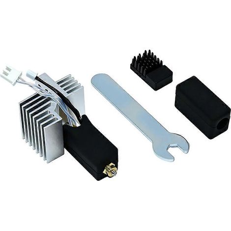 Extruder-Kit für Elegoo Centauri Carbon Hotend inklusive Heizblock, Heizrohr, Silikonbeschichtung und 0,8-mm-Düsenbürsten. (1/5)
