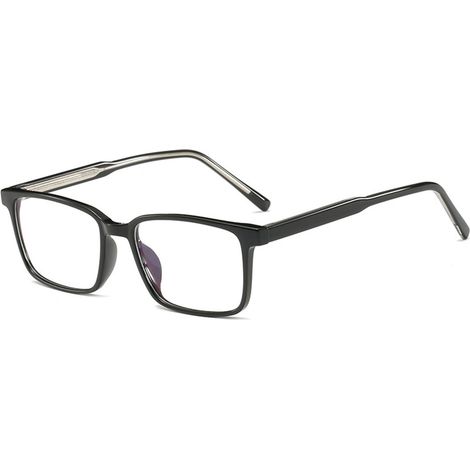 1 paire lunettes anti-lumière bleue, monture TR et AC, confort nasal 3D, branches incurvées, usage quotidien devant écran (1/5)
