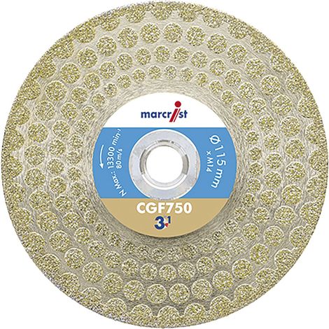 MARCRIST Diamant Trenn-Schleifscheibe CGF750 115 mm 3in1 (1/5)