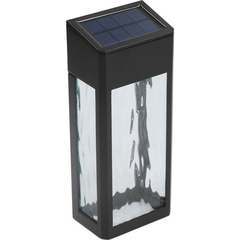 Lampe solaire multifonctionnelle en aluminium pour terrasse, idéale pour une utilisation extérieure, jardin, terrasse, mur et clôture. (1/5)