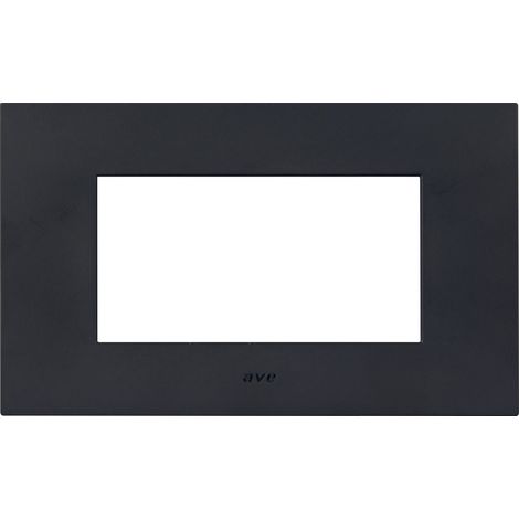 Placca 4 moduli easy smart sistema 44 Grigio Tekla AVE 44PSME4GTK