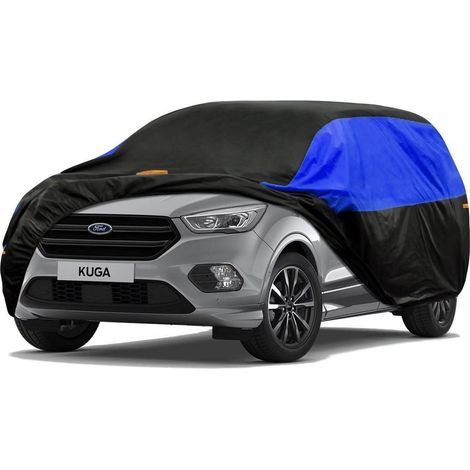 Autoabdeckung wasserdicht atmungsaktiv für Ford Kuga (2008-2022) schwarz blau (1/5)
