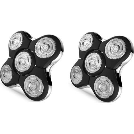 Lot de 2 têtes de rechange compatible avec rasoir électrique Remington Balder RX5/XR7000/XR1500 Ultimate (1/4)