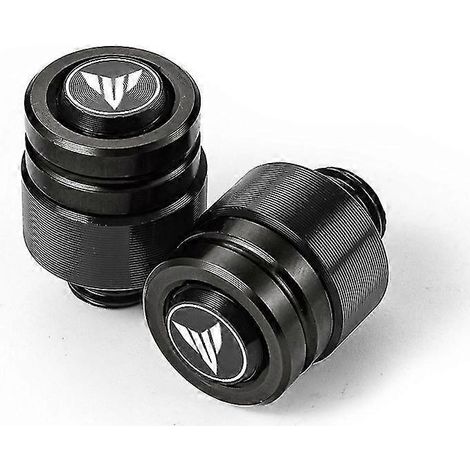 Cache-vis pour rétroviseur de moto Yamaha MT07, MT09 SP, MT 07 09 10, MT10, FZ09, FZ07 - Accessoires : cache-trou de rétroviseur (noir) (1/4)