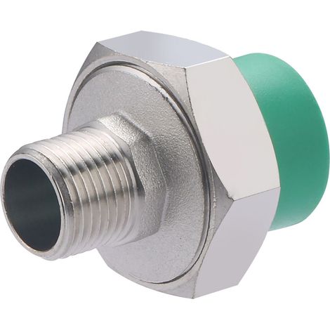 Racor PPR macho QUICK PLOMBERIE 1/2 - Ø25