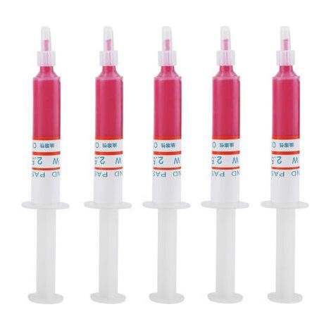 5pc/set Diamond Grinding Polishing Paste Lapping Compound Abrasive Needle Tube W2.5 4000