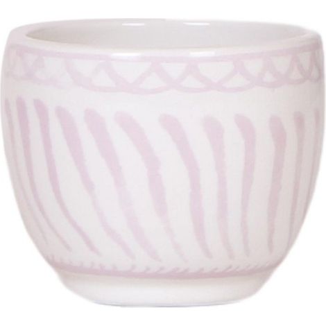 Petit Cache-pot Décoratif Granada en Céramique Rose Ø 6 cm Style Méditerranéen Émaillé - PANGIVO (1/3)