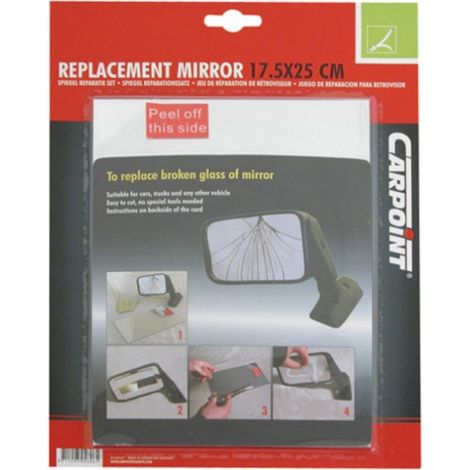Carpoint spiegel-Reparatur-Set 17,5 x 25 cm