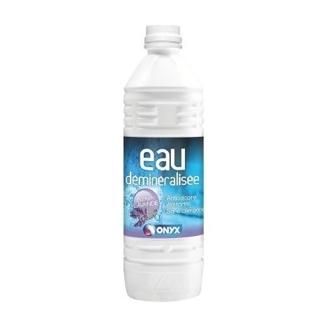 Agua desmineralizada con aroma a lavanda, botella de 1 litro