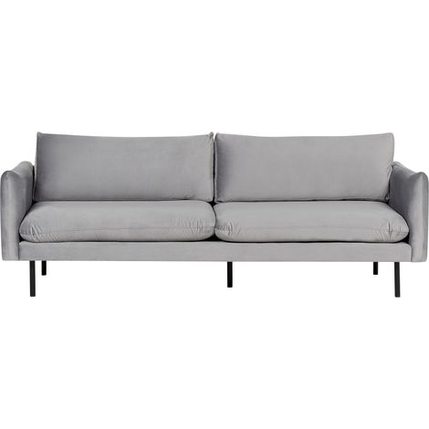 Sofa 3 Seater VINTERBRO Velvet Grey
