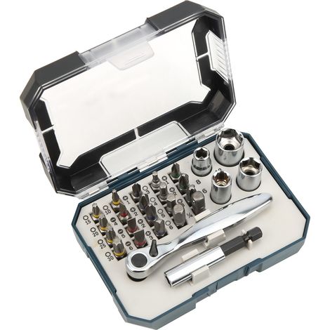 Jeu de 26 tournevis en acier inoxydable (clé à cliquet incluse) - Outils de réparation (1/5)