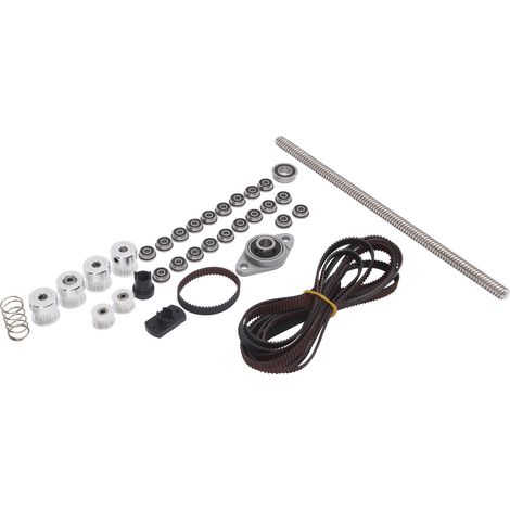 Kit d'entraînement par courroie, poulie de distribution en aluminium pour imprimante 3D Voron V0 GT2, accessoires de 2 mètres (1/5)