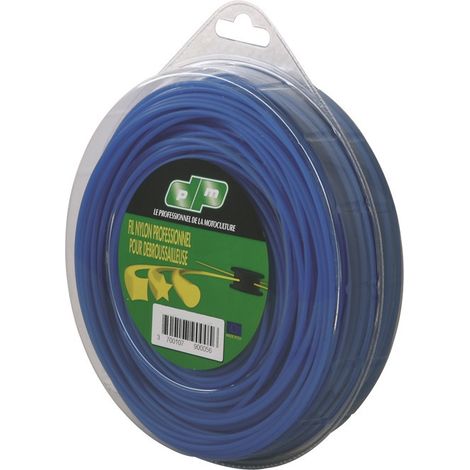Coque fil nylon débroussailleuse carre (1/2 kg) ø : 4.5 mm - 20m (1/2)