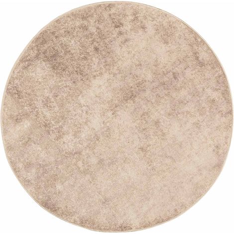 Rug Runner MARSA Beige 120 x 120 cm Polyester and PVC vidaXL