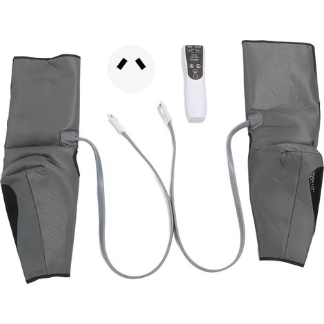 Lot de 3 modes de massage des jambes avec chaleur, bottes de récupération pour circulation, compression réglable sur 3 forces, 100‑240V fiche AU (1/5)