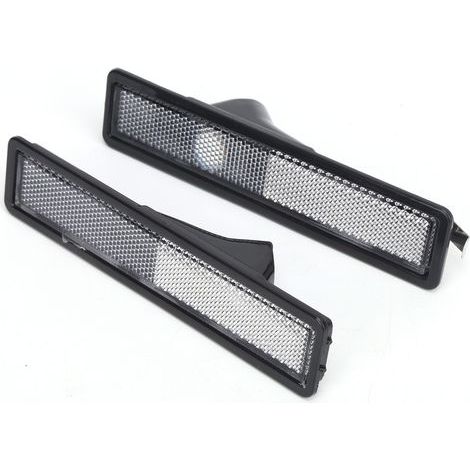 Lot de 2 feux de position latéraux avant pour voiture, référence 63141377849, remplacement pour BMW E30, E32 et E34, lentille blanche (1/3)