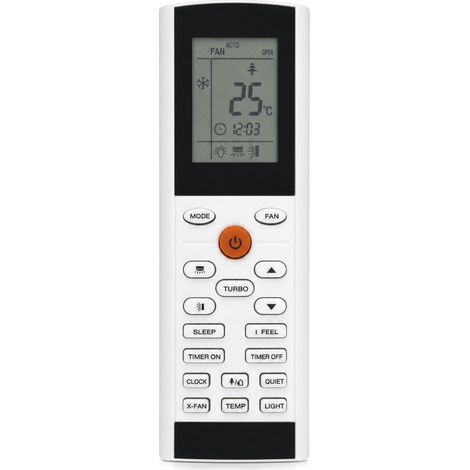 Télécommande de Climatisation Compatible avec Gree YAC1FB (1/5)