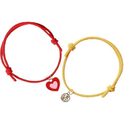 Collar para gatos para mascotas pequeñas, collar hecho a mano para decoración, 6 piezas con cuerda de la suerte. (1/5)