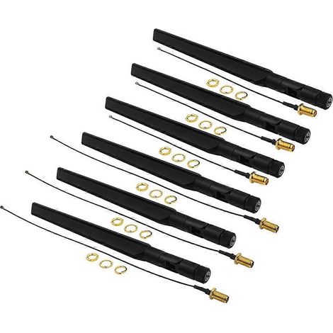 Antenne externe WiFi 7 modules pour Banana Pi BPI-R4 BPI-R4-NIC-BE14, 6 pièces (1/5)
