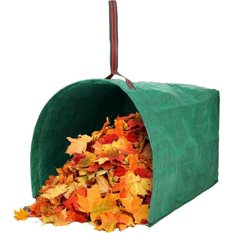 150 L Sacs de Jardin, Sacs à Déchets de Jardin Réutilisables avec 4 Poignées, Big Bag Dechets Verts Indéchirables Autoportant en Polypropylène, Adapté Aux Feuilles, à L'Herbe Et Aux Déchets (1/5)