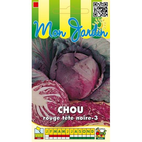Chou rouge tête noire-3 - 3g