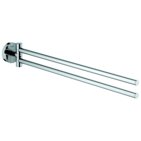 Toallero GROHE Essantials, dos brazos giratorios, cromado