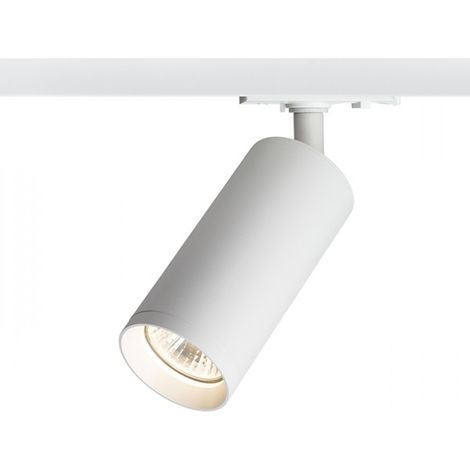 Faretto cilindrico BELENOS per binario monofase bianco 230V LED GU10 9W