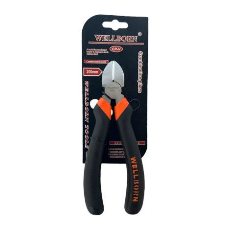 Pinza tronchese Cesoia per elettricista 200mm manico antiscivolo taglio laterale (1/3)