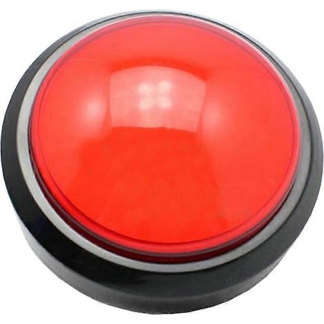 Bouton-poussoir rond de 100 mm avec LED et micro-interrupteur pour borne d'arcade DIY (1/5)