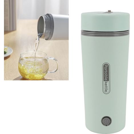 Bouilloire électrique de voyage 300W 350ml Construction durable en acier inoxydable 304 Fonction d'isolation automatique Design portable et compact
