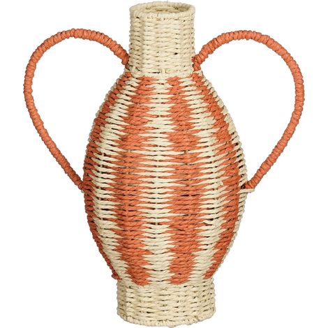 Mica Decorations Vase Orange H38xl21xL21cm (1/5)