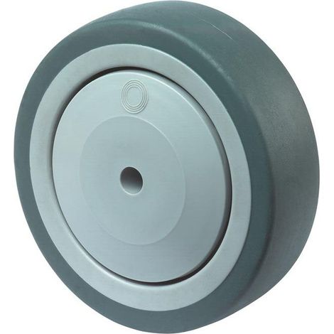 BS Rollen Ersatzrad Gummi grau Kugellager Ø 80 mm 80 kg - A85.081 (1/4)