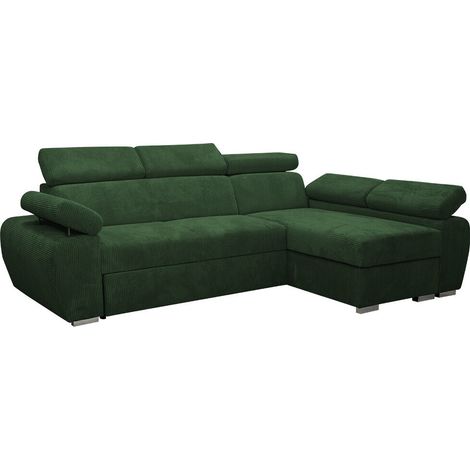Canapé d'angle Columbus 192, Poso 14, Fonction de couchage, Boîte de literie, 255x170x85cm, 0 (1/5)